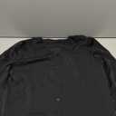 Women's Business Casual Tops Summer Long Sleeve Button Down Shirts V Neck Chiffon Blouses, Medium