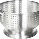 Winco Aluminum Colander with Base, 8-Quart, Medium