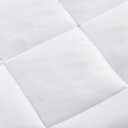 Amazon Basics White Down Alternative Comforter and Duvet Insert with Corner Tabs (King, Light)
 102x90in