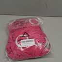 Peomeise 25pcs Fuchsia Spandex Chair Sashes with Buckle Slider for Wedding, Party Decoration