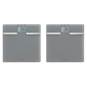 Taylor BIA Digital Bathroom Scale, Charcoal Grey, (5282622) (Pack of 1)