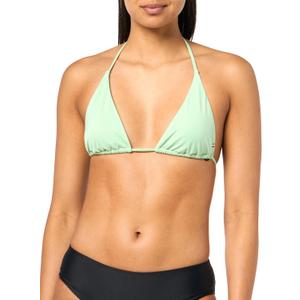 BOSS Women's Classic Triangle String Bikini Top (Green, S)