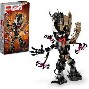 LEGO Marvel Venomized Groot 76249 Transformable Marvel Toy for Play and Display, Buildable Marvel Action Figure for Fans of the Guardians of the Galaxy Movie, Birthday Gift for 10 Year Old Kids