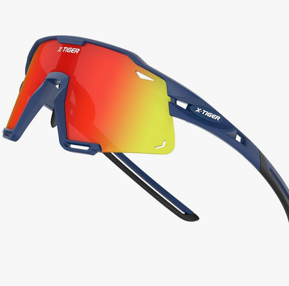 X-TIGER Polarized Kids Sunglasses Youth Baseball Sunglasses UV400 Boys Girls Sports Sun Glasses for Softball Cycling Scooter