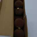 Amazon.com: Syhood 18 Pcs Brown Velvet Christmas Ball Ornaments Bulk 2.36 Inch Shatterproof Flocked Hanging Ornaments Christmas Tree Ball Decor for Xmas Holiday Rustic Farmhouse Mantel Wedding Home Decoration : Home & Kitchen