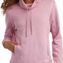 Spyder Womens Sweatshirt - Wind-Resistant Athletic Mock Neck Womens Tops - Plush Fleece Pullover Sweatshirts for Women (Medium, Orchid)