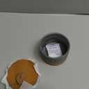 Small Ceramic Jar with Lid, Coffee Container Kitchen Food Storage Jars for Sugar Tea Bag, Stackable Decorative Spice Jars for Countertop Coffee Bar Accessories- Gray & 5 fl.oz