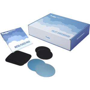 Dream Pilot Magnetic Kneeboard for iPad, iPad mini, iPhone, Any Android Smartphone, Any Tablet & Extra Metal Plates for Magnetic Pilot kneeboard, 6 Pack Bundle