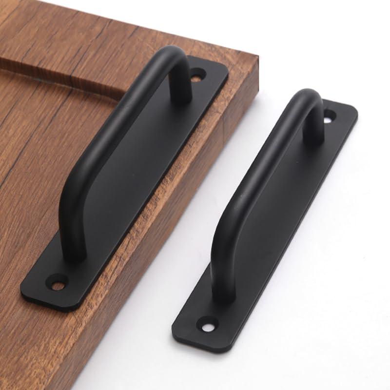 12 Pack 5 Inch 128 mm Matte Black Cabinet Handles Aluminum Cabinet Pulls Drawer Pulls