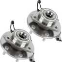 Front Wheel Hub Bearing Assembly Compatible with Nissan Titan Pathfinder Armada for Infiniti QX56 2004-2007 6Lugs W/ABS repalcement 515066 2pcs