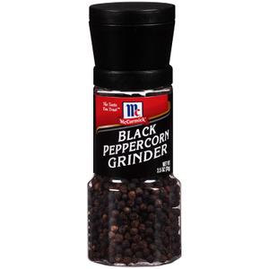 McCormick Black Peppercorn Grinder, 2.5 oz (2.5 Ounce (Pack of 1))