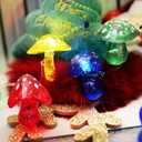 Mushroom Dcor Fairy String Lights-3D Mushroom Lights USB Plug in or Battery Operated 7ft 20 LED with Timer and Dimmer- Mushroom Gifts Cottage Core Decoration for Christmas Bedroom