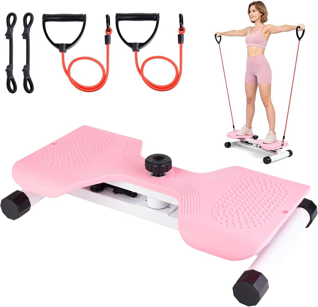 Waist Twister Machine, Noiseless Core & Belly Fat Workout Twist Board blue