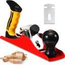 Hand Planer with 2 Inch Blade Adjustable Smoothing Wood Plane Universal Bench Plane for DIY Door Installation Woodworking Trimming