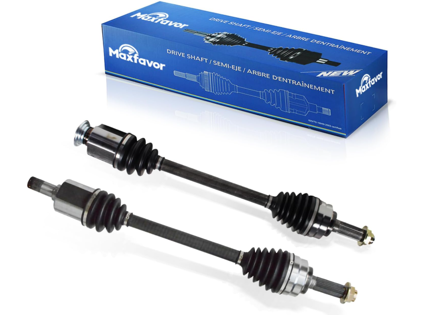 Maxfavor Front CV Axle Shaft Assembly fit for Acura MDX 2009 2010 2011, V6 3.7L, Base Sport Models, CV Joint Axle Shaft Front Passenger Driver Side