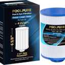 POOLPURE 4CH-23 Spa Filter Replaces PFF25TC-P4, Lifesmart 303263, 78459, Filbur FC-2400, Excel Filters XLS-442, Freeflow Lagas FF-100 CLX Claro, SD-00206, Aladdin 12536, AK-90032 Hot Tub Filter 1PACK