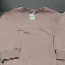 ATHMILE Oversized Sweatshirt for Women Crewneck Fleece Long Sleeve Pullover Hoodies Tops Fall Fashion Outfits Clothes 2025
 Size XL Pink