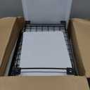 Miyawell 3-Tier Rolling Pantry Cart with Wheels, Stackable Wire Storage Floor Organizer for Kitchen Pantry Snack Shelves, Fruit Basket Stand, Vegetable Storage Rack for Food Snacks Onion Potato (3 Tier-black (1 Pack))