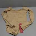 Capezio Girls' Team Basics Long Sleeve Leotard (Large, Nude)