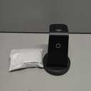 Anlmz 3 in 1 Charging Station for iPhone, Wireless Charger for iPhone 17 16e 16 15 14 13 12 11 X Pro Max & Apple Watch - Wireless Charging Station for AirPods 4 3 Pro (Black)