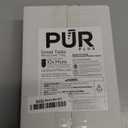 PUR PLUS Vertical Faucet Mount Water Filtration System, Lead-Reducing Filter, Great-Tasting Water, Easy Install, Lasts 100 Gallons, Compatible with Sinks with External Aerators, Chrome