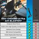 The Rag Company - The Ultra Air Blaster (Version 2) Lift and Blast Dirt and Debris Away for Interior Detailing; Durable and Ergonomic Metal Design; Trigger Operated
