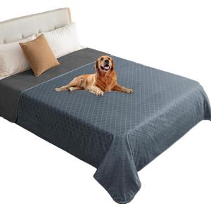 fuguitex Waterproof Dog Blanket Bed Cover Dog Crystal Velvet Moroccan Fuzzy Cozy Plush Pet Blanket Throw Blanket for Couch Sofa
