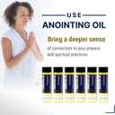 Anointing Oil Unscented for Prayers 1/4oz Pack of 6 by Oil of Joy Represents The Holy Spirit, Peace, Strength, Blessings, and Purification