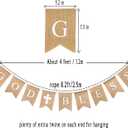 2 x CHRORINE God Bless Banner First Communion Banner Kit, Baptism Decorations for Boys Girls, First Communion Confirmation Decorations, Bautizo Decorations