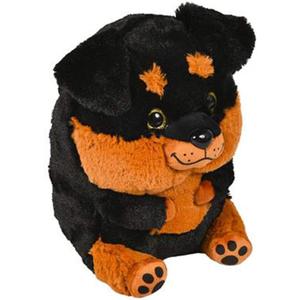 ArtCreativity Belly Buddy Rottweiler, 9 Inch Plush Stuffed Dog, Super Soft and Cuddly Toy, Cute Nursery Dcor, Best Gift for Baby Shower, Boys and Girls Ages 3+