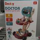 29 Pcs Doctor Kit for Toddlers 3-5 Pretend Play Toys Dentist Set Vet Medical Mobile Cart with Sound & Light Xray Stethoscope Toddler Doctor Play Set 2 3 4 5 Year Old Girls Gift Christmas