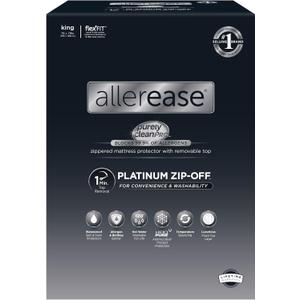 AllerEase Platinum Zip-Off Top Waterproof Mattress Protector King
