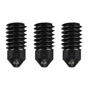 3 x 3pcs Nozzle for Bambu Lab A1 Mini/A1 Print Head, Upgraded High Temperature Wear-Resistant Removable Hardened Steel 0.4mm Nozzle can be Replaced for Bambu Lab A1/A1 mini 3D Printer Hotend