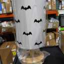 susiyo Pattern Bats Christmas Lights Bedside Table Lamp Woodland,Nightstand Lamps with USB Port Desk Lamps for Living Room Nursery Office Home Decor