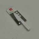 Kuhn Rikon Colori Non-Stick Straight Paring Knife with Safety Sheath, 4 inch/10.16 cm Blade, White