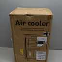 Portable Evaporative Air Cooler, Quiet Windowless Swamp Cooler with 4 Ice Packs, 2 Gallon Water Tank, Remote Control, 4 Modes & 3 Speeds, Oscillating Cooling Fan for Bedroom, Living Room and Office