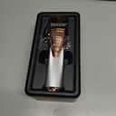 FX+ Professional Barber Cord/Cordless Hair Clippers for Men, All Metal, Lithium Battery with 3-Hour Runtime (Rosegold)