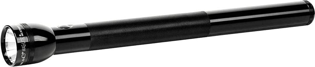 Maglite ML300L LED 6-Cell D Flashlight, Adjustable Focus, Long Battery Life, Water-Resistant, Tactical and Emergency Use Black