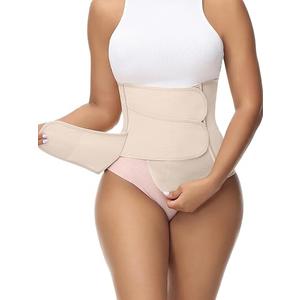 SHAPSHE Waist Trainer for Women Postpartum Recovery Wrap Waist Cincher Corset Shapewear Belly Band