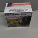 BLACK+DECKER, Improved Assembly, HC300B FreshPrep 3-Cup Electric Food Chopper, capacity, 5"L x 6.5"W x 7"H