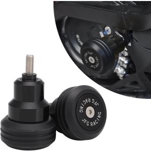 JFG RACING Frame Slider for Surron Light Bee,CNC Crash Protector Pads for Electric Dirt Bike Sur Ron Light Bee X and S/X160/X260-Black