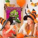 3 x OHOME Halloween Games for Kids - Pin The Eyeball on The Zombie Game | Halloween Crafts Toys Gifts Birthday Party Supplies for Kids | HALLOWEEN Treats Activities Party Favors Decorations for Family (Red)