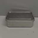 Stainless Steel Bento Food Container, Large Leak Proof Metal Bento Container for Kids or Adults (20.2x14x6.6cm)