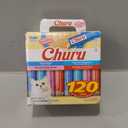 INABA Churu Cat Treats, Lickable, Squeezable Creamy Purée with Vitamin E, 0.5 Ounces per Tube, 120 Tubes Total, Tuna Variety BBD: 03/26/2026 