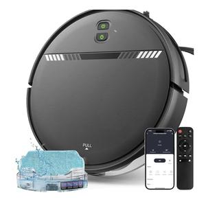 Robot Vacuum Cleaner, Smart Robotic Vacuum Wi-Fi Connected, App Control, Compatible with Alexa and Google Assistant, Automatic Self-Charging Robot Vacuum Perfect for Pet Hair, Carpets and Hard Floors