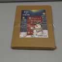 Merry Christmas Lighted Garden Flag Solar Powered Flag Snowman Buffalo Plaid Welcome Flags Vertical Double Sided Burlap Yard Flag for Outdoor Yard Lawn Decorations 12.5 x 18 Inch