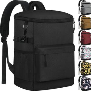 Tenot Cooler Backpack 33 Cans Backpack Coolers Insulated Leak Proof Soft Beach Cooler Bag for Men Women Ice Chest Backpack Camping Hiking Picnic Travel Cooler Lunch Backpack