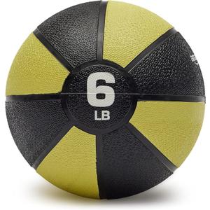 Amazon Basics Weighted Medicine Ball for Core Strength, Strength Training, Full-Body Workouts and Balance Exercises