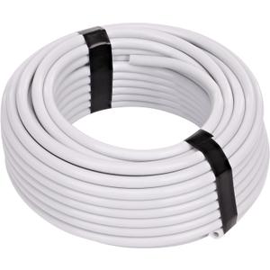 Raindrip R255DT 1/4-Inch Drip Irrigation Supply Tubing, 50 Foot, , for Drip Irrigation, Drip Emitters, Irrigation Parts, Systems, White Polyethylene