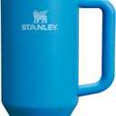 Stanley Quencher H2.0 Tumbler with Handle and Straw 40 oz | Flowstate 3-Position Lid | Cup Holder Compatible for Travel | Insulated Stainless Steel Cup | BPA-Free | Azure (40 Ounces)